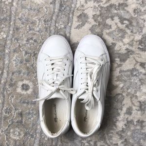 Madewell White Leather Sneakers